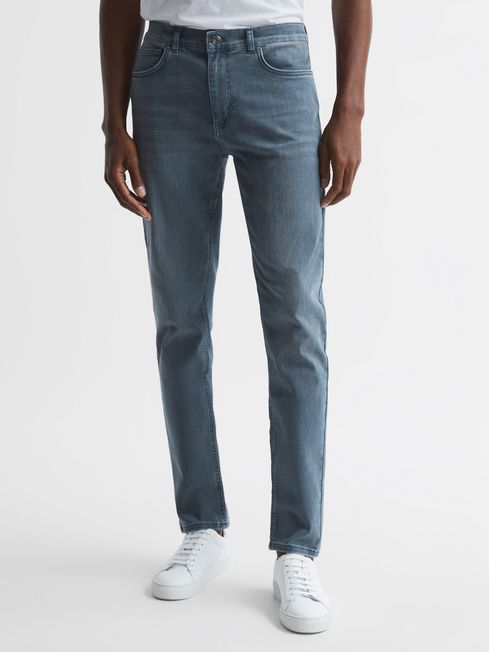 Gather Washed Jersey Slim Jeans