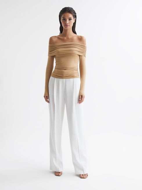 Hudson Off-Shoulder Long Sleeve Top