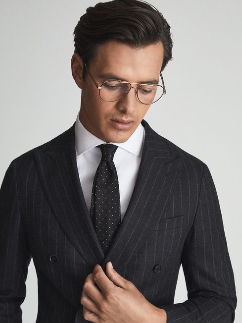 Liam Silk Polka Dot Tie