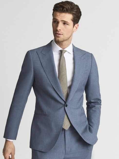 Bold Single Breasted Wool Blazer