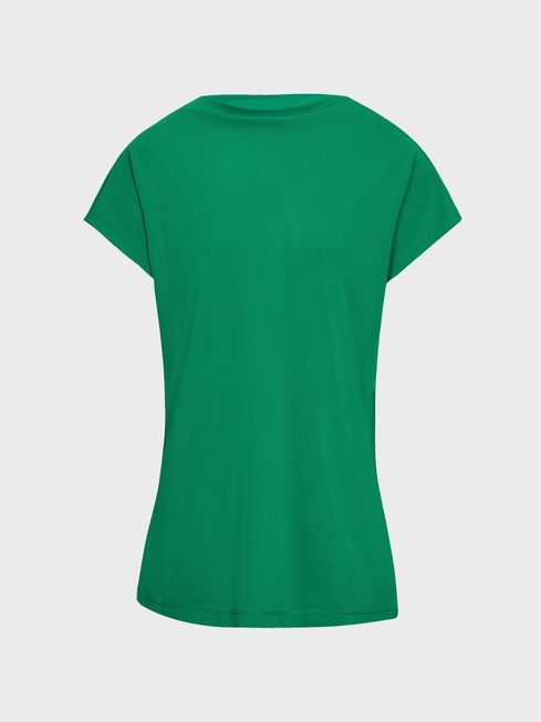 Poppy High Neck Jersey Top