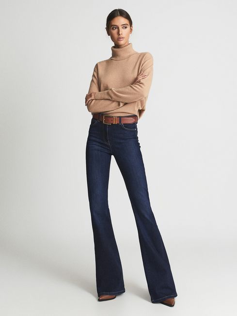 Beau High Rise Skinny Flared Jeans