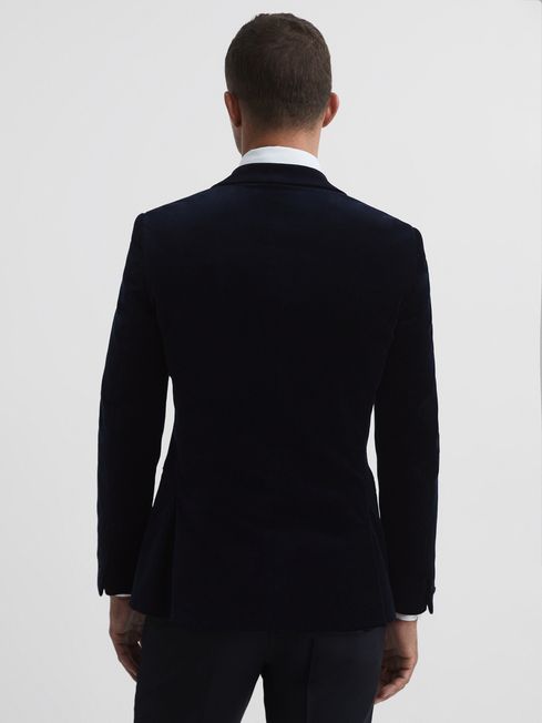 Ace Single Breasted Velvet Blazer