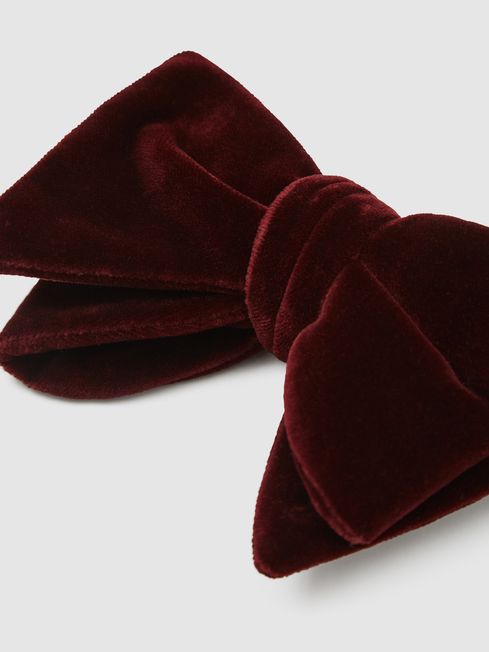 Hike Velvet Bow Tie