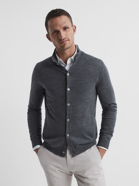 Harlow Merino Button Through Jumper