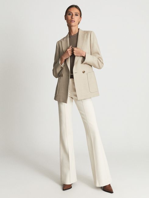 Larsson Double Breasted Twill Blazer