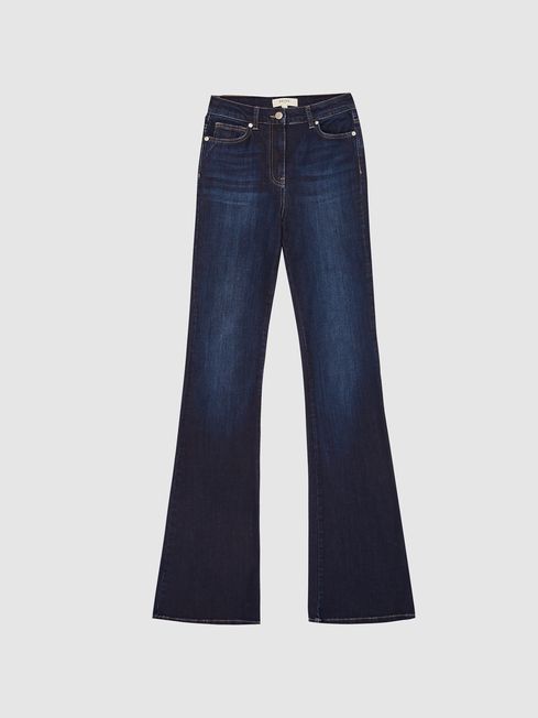 Beau High Rise Skinny Flared Jeans