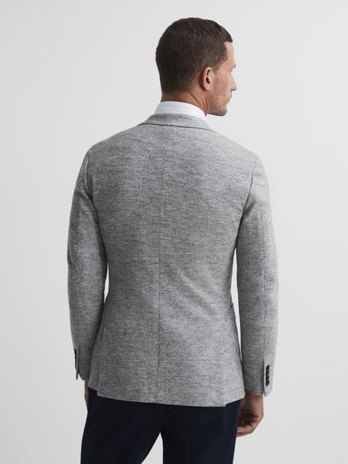 Bibbington Single Breasted Brushed Puppytooth Blazer