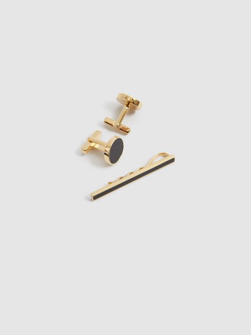 Ardley Cufflink And Tie Bar Set