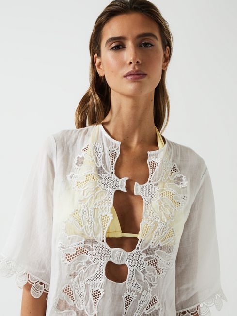 Etta Embroidered Kaftan