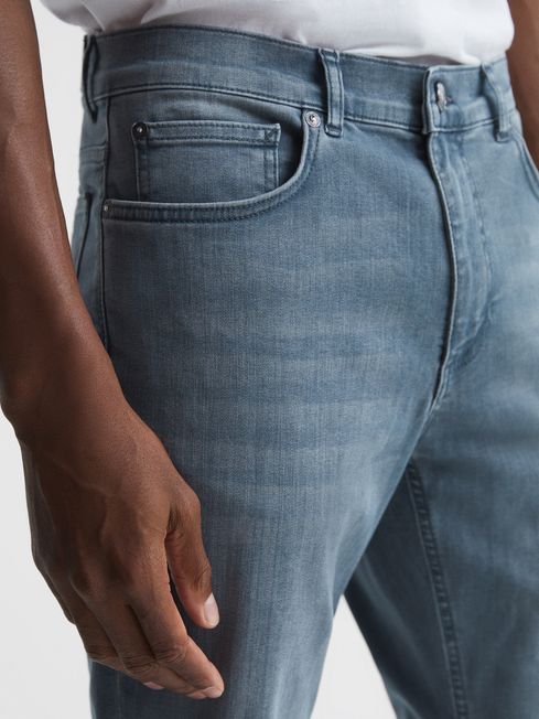 Gather Washed Jersey Slim Jeans