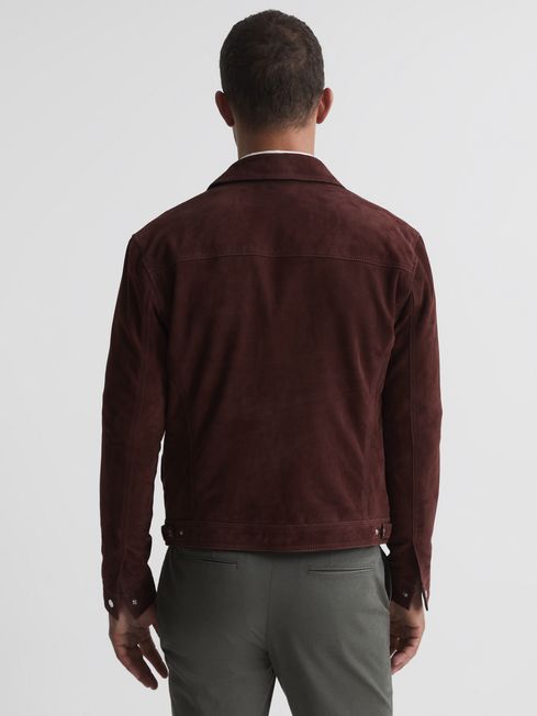 Jagger Suede Trucker Jacket