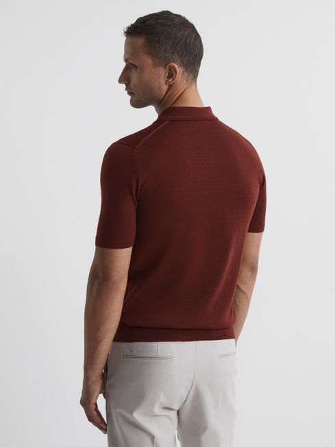 Maxwell Merino Zip Neck Polo T-Shirt