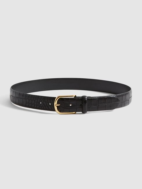 Cohen Croc Horseshoe Belt