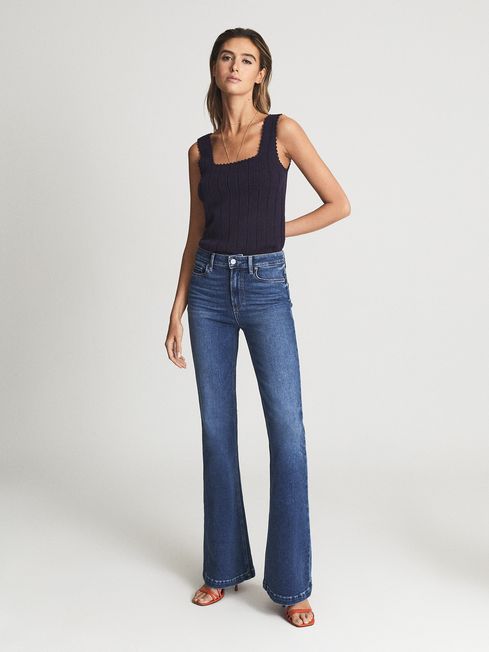 Genevieve Paige High Rise Flared Jeans