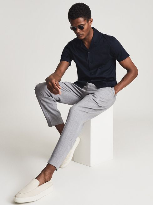 Caspa Mercerised Cotton Jersey Shirt