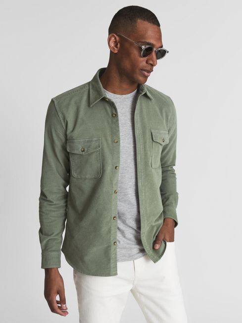Cialini Twill Cord Twin Pocket OverShirt