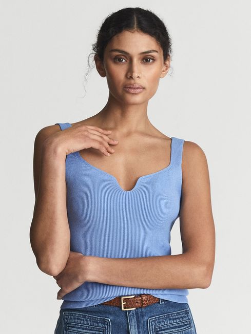 Daisy Sweetheart Neck Top