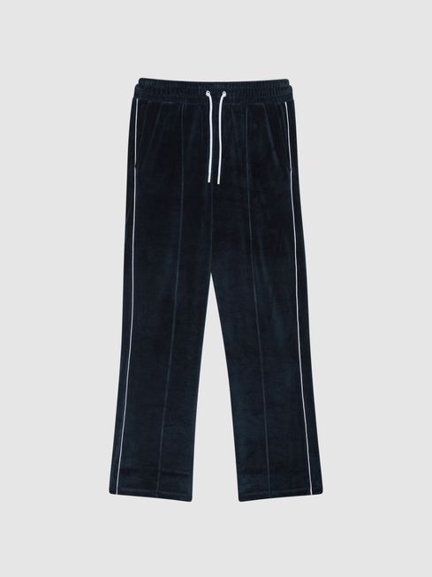 Charles - Che Velour Jogger With Piping