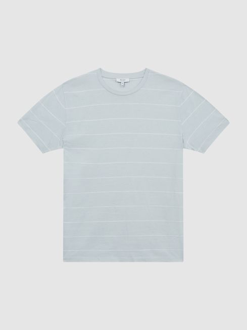 Milo Mercerised Striped Cotton T-Shirt