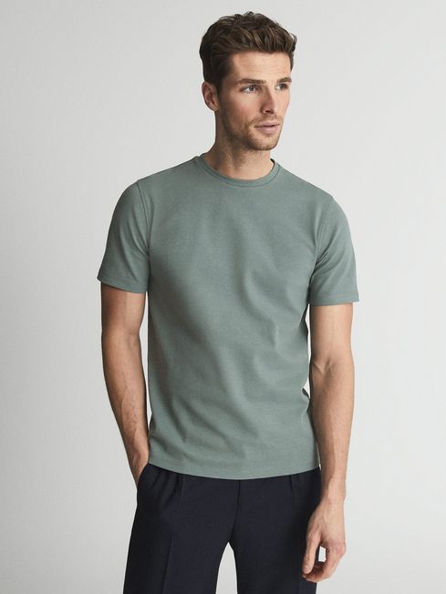Preston Honeycomb Crew Neck T-Shirt