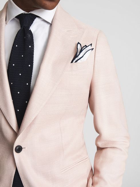 Admire Single Breasted Weave Blazer