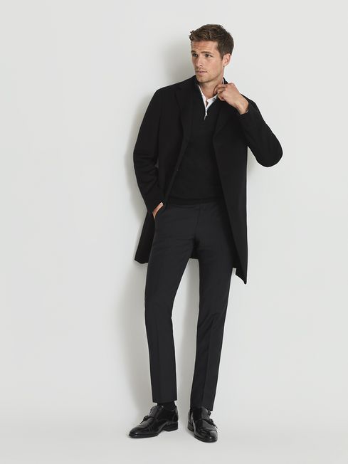 Blackhall Merino Wool Zip Neck Jumper