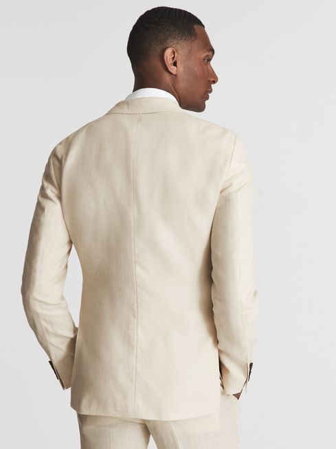 Kin Single Breasted Linen Blazer