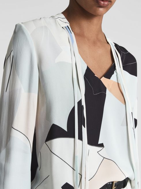 Rosie Abstract Print Blouse