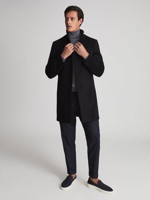 Gable Wool-blend Epsom OverCoat