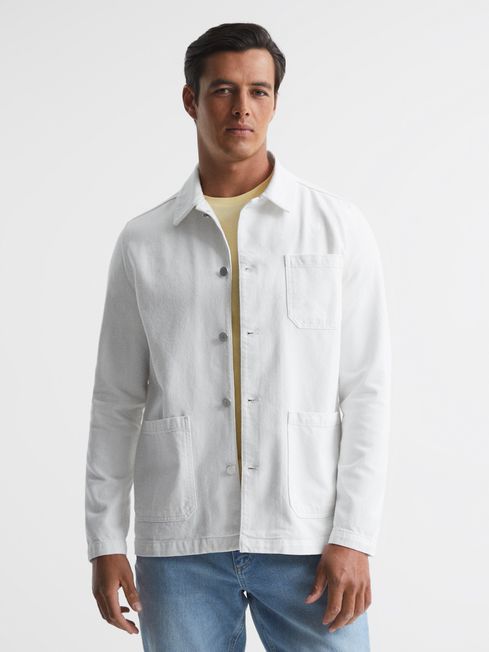 Distant Cotton Twill Worker Jacket