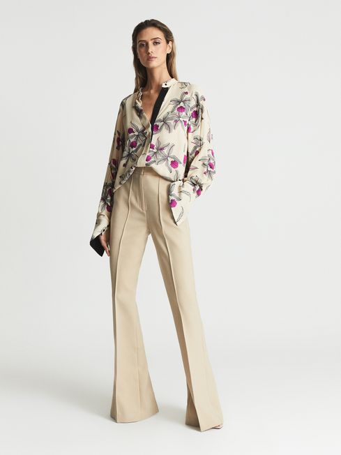 Tilly Orchid Print Blouse