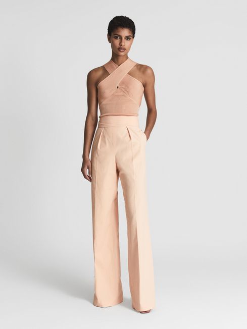 Lily Halter V-Neck Top
