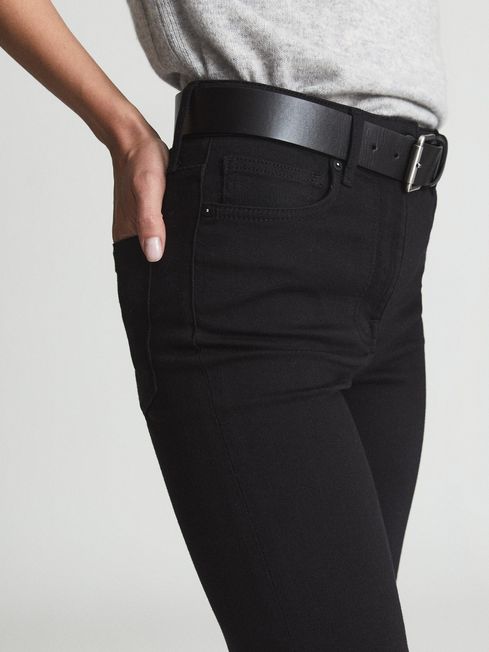 Beau High Rise Skinny Flared Jeans