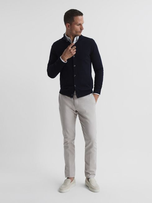 Harlow Merino Button Through Jumper