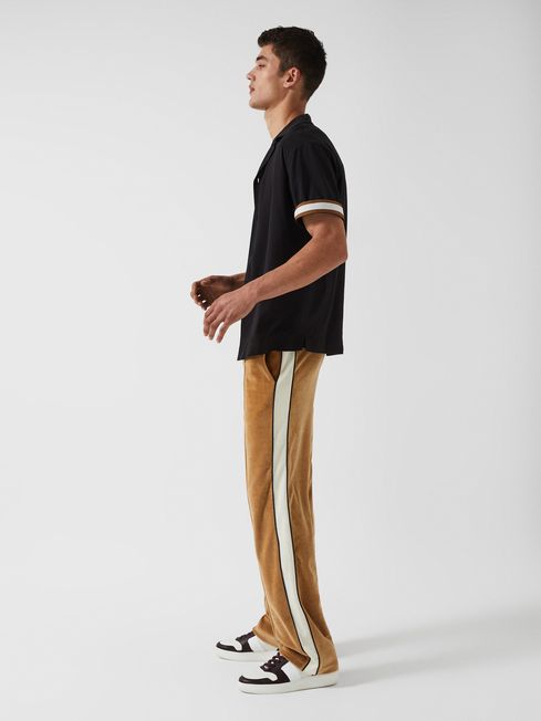 Ernest - Che Velour Contrast Panel Joggers