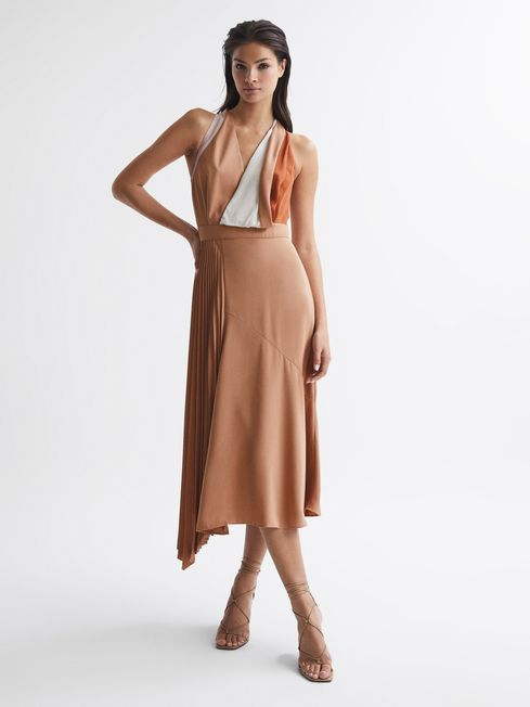 Anise Colourblock Midi Dress