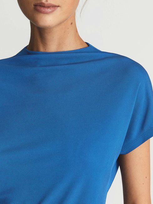 Poppy High Neck Jersey Top