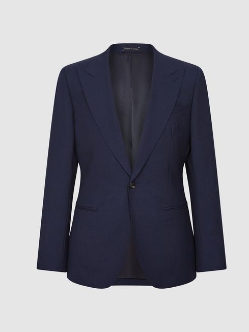 Bold Single Breasted Wool Blazer