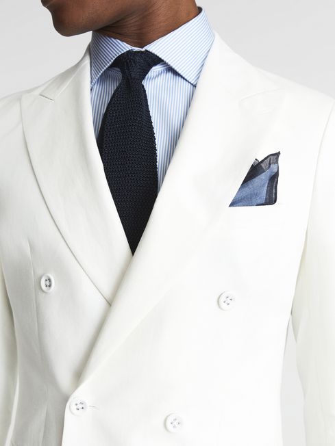 Tone Double Breasted Linen Blazer
