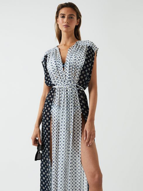 Ronnie Printed Long Kaftan