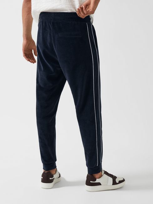 Jovis - Che Tapered Velour Drawstring Joggers