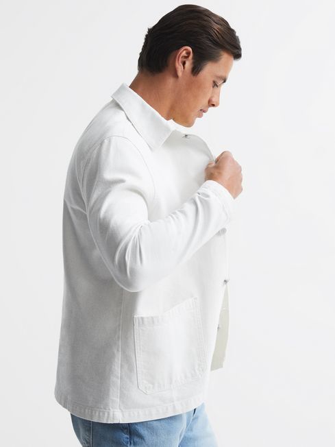 Distant Cotton Twill Worker Jacket
