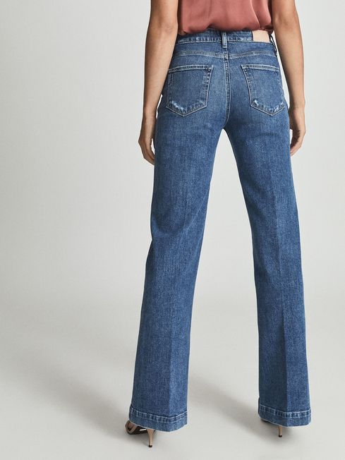 Leenah Paige High Rise Flared Jeans