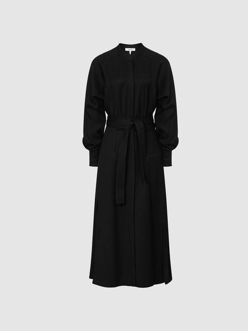 Darcy Belted Midi Shirt Dress
