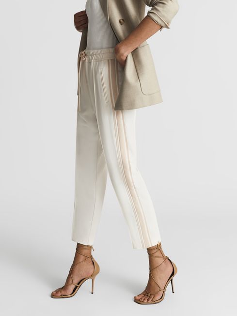 Tre Taper Side Stripe Pull On Trousers