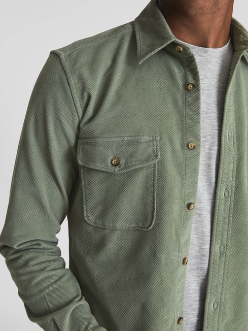 Cialini Twill Cord Twin Pocket OverShirt
