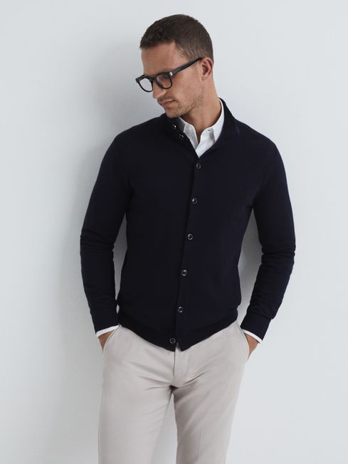 Harlow Merino Button Through Jumper