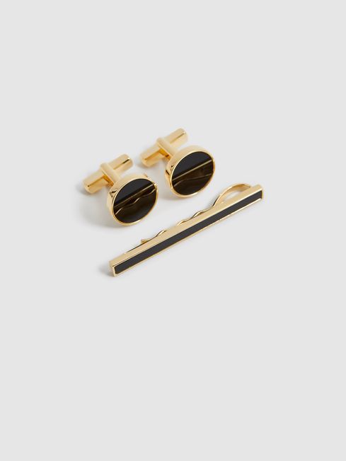 Ardley Cufflink And Tie Bar Set