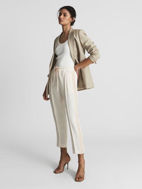 Tre Taper Side Stripe Pull On Trousers